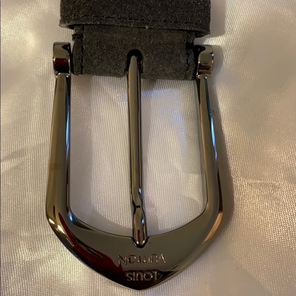 New Louis Vuitton suede leather belt - Picture 6 of 13